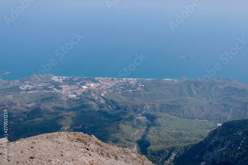 aerial view of mountains, olympos telefirik, turkey © Evgeniy
