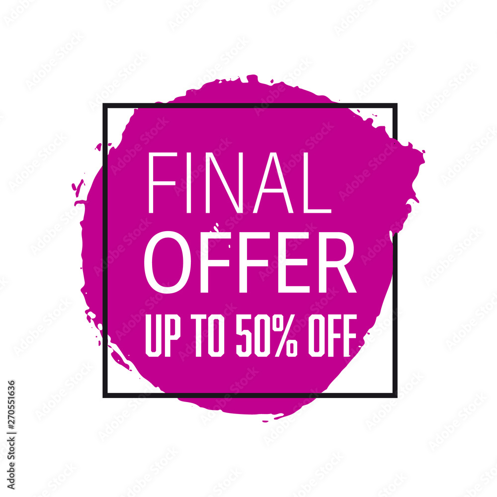 Sale banner template design. Sale banner template design.