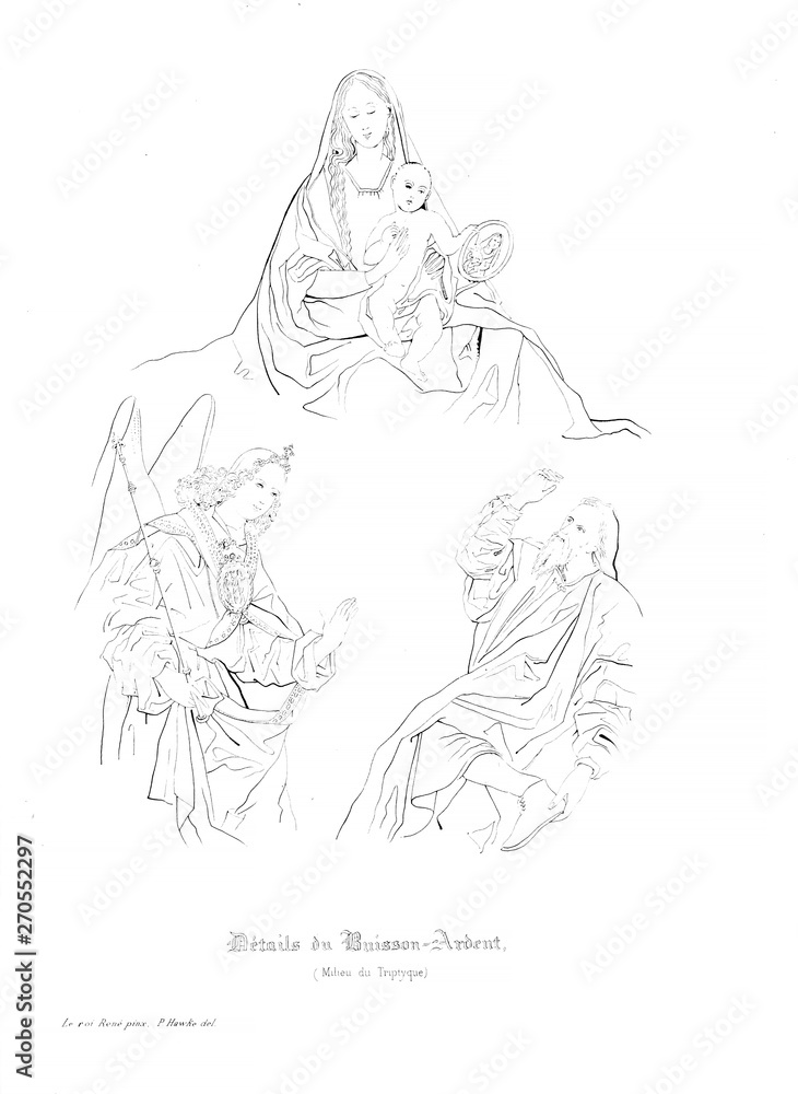 Fototapeta premium Christian book. Old image