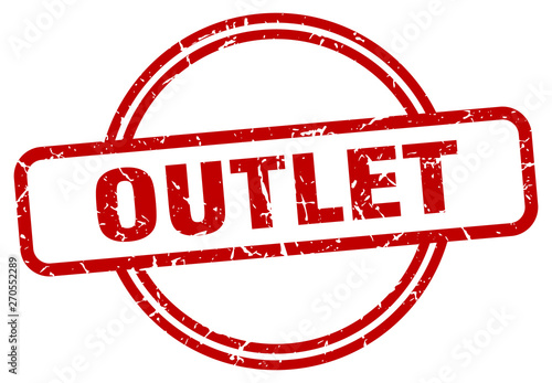 outlet grunge stamp