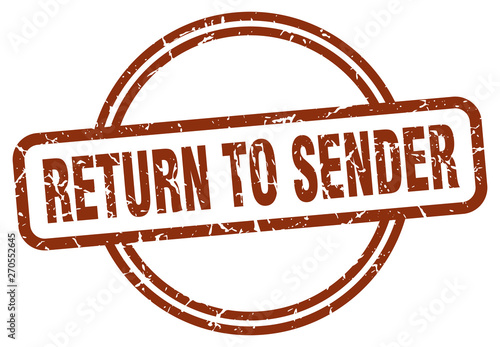 return to sender stamp
