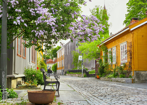 Canvas Print Bakklandet, Trondheim