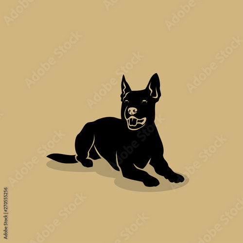 Australian cattle dog - vector illustration - Vector