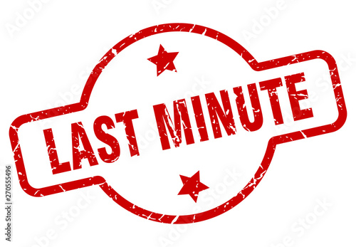 last minute stamp