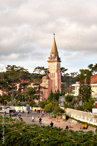 Obraz na płótnie St. Nicholas Cathedral in Dalat, Vietnam w salonie