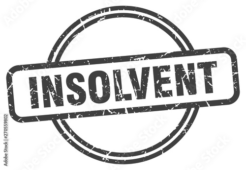 insolvent