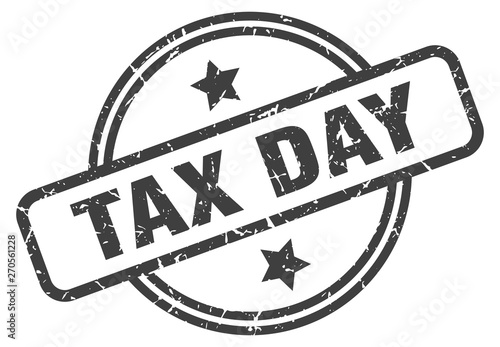 tax day stamp