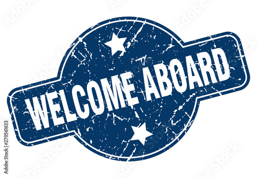 welcome aboard sign