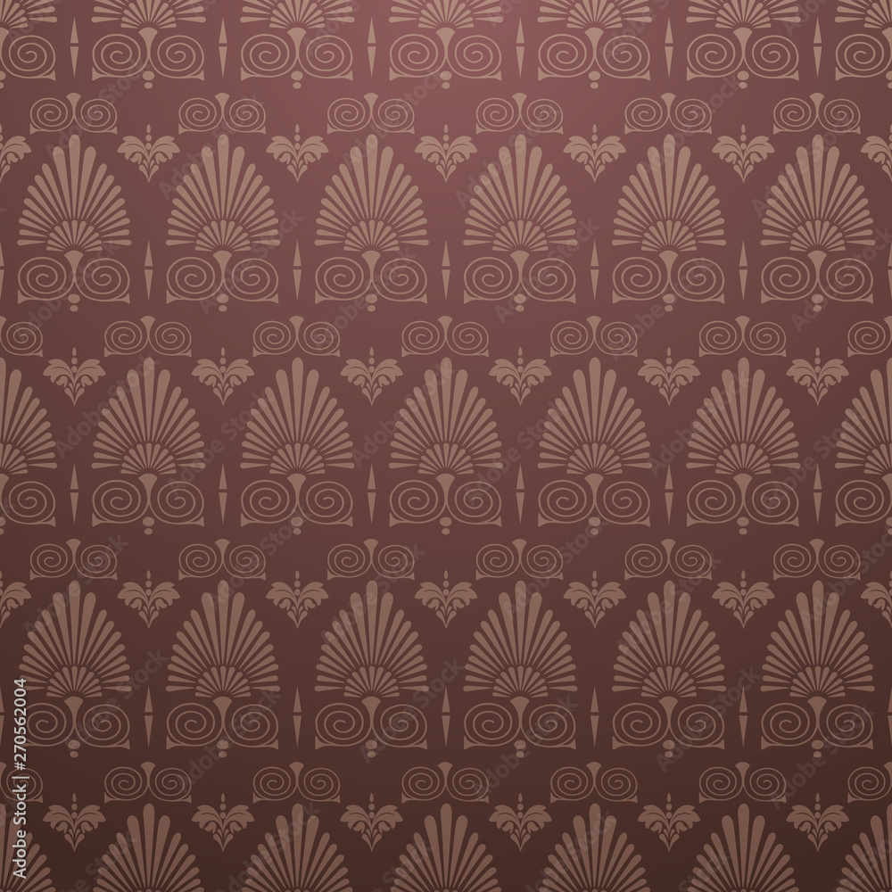 Dark brown background with floral pattern in Chinese style Dark brown background with floral pattern in Chinese style