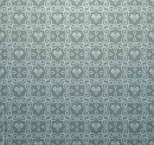 Background wallpaper with floral pattern in retro style for your design