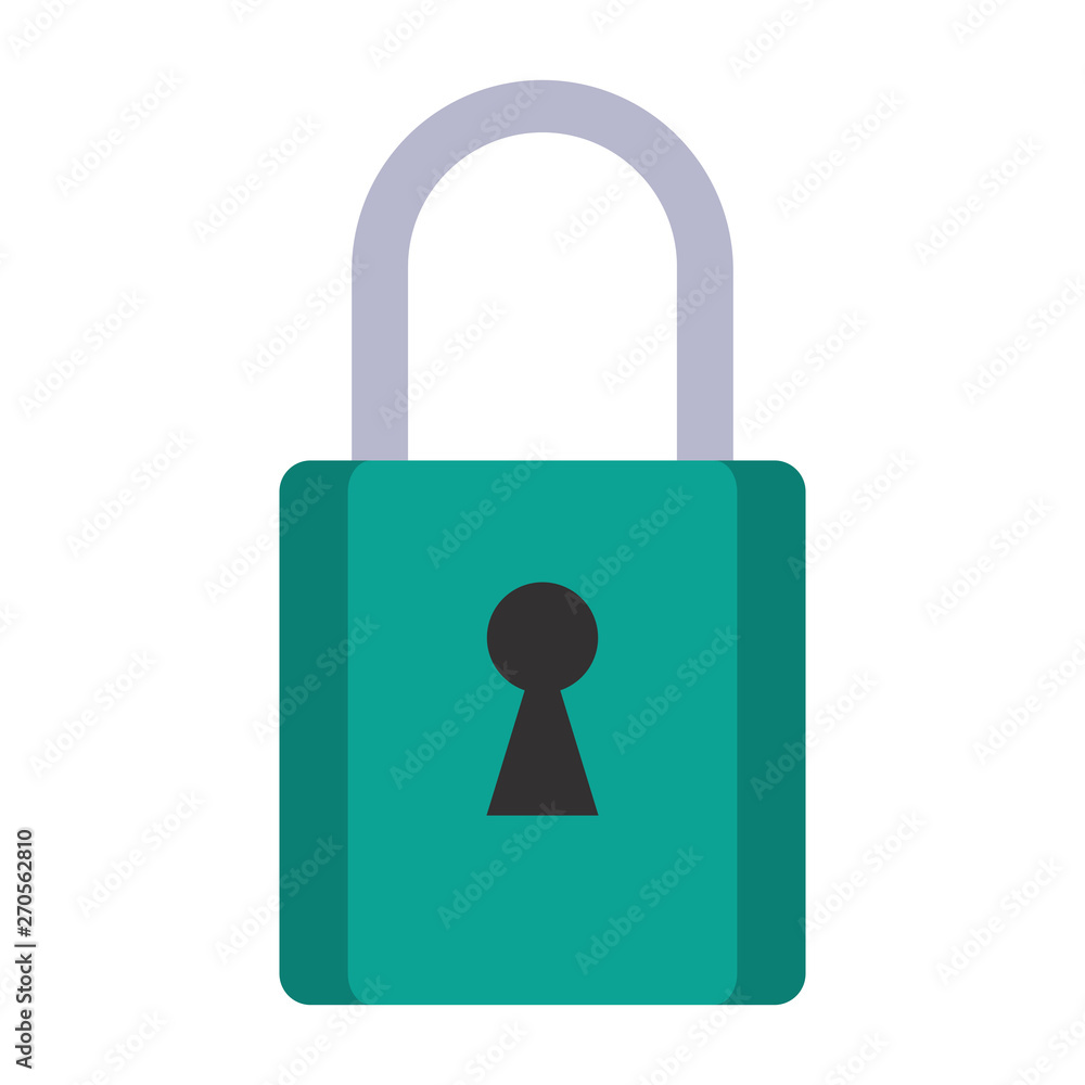 Padlock security symbol isolated Vector illustration Padlock security symbol isolated Vector illustration