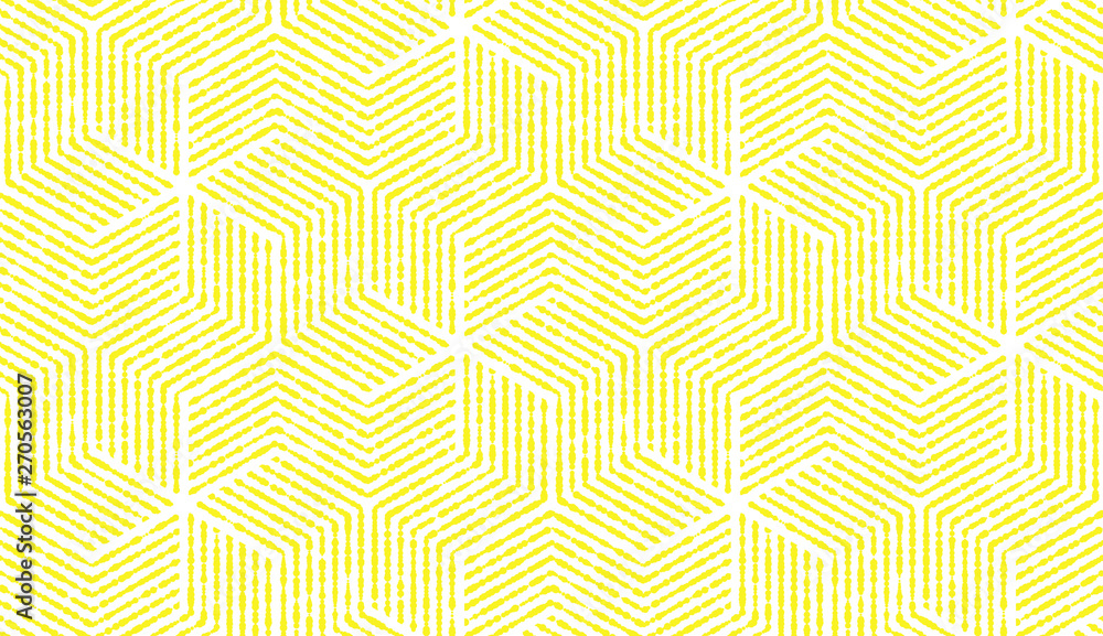Abstract geometric pattern with stripes, lines. Seamless vector background. White and yellow ornament. Simple lattice graphic design Abstract geometric pattern with stripes, lines. Seamless vector background. White and yellow ornament. Simple lattice graphic design
