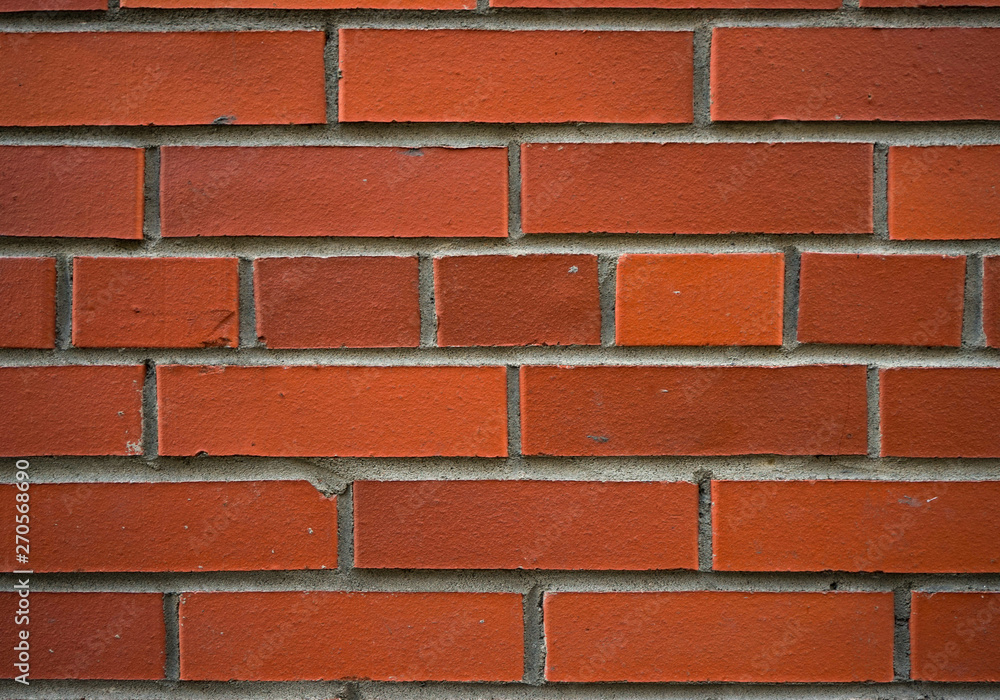 Obraz premium background, red brickwork,wall, in good condition, new