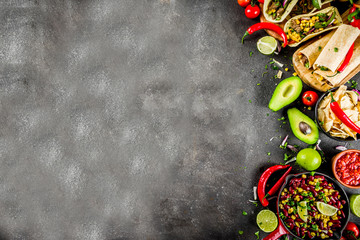 Mexican food concept. Cinco de Mayo food.