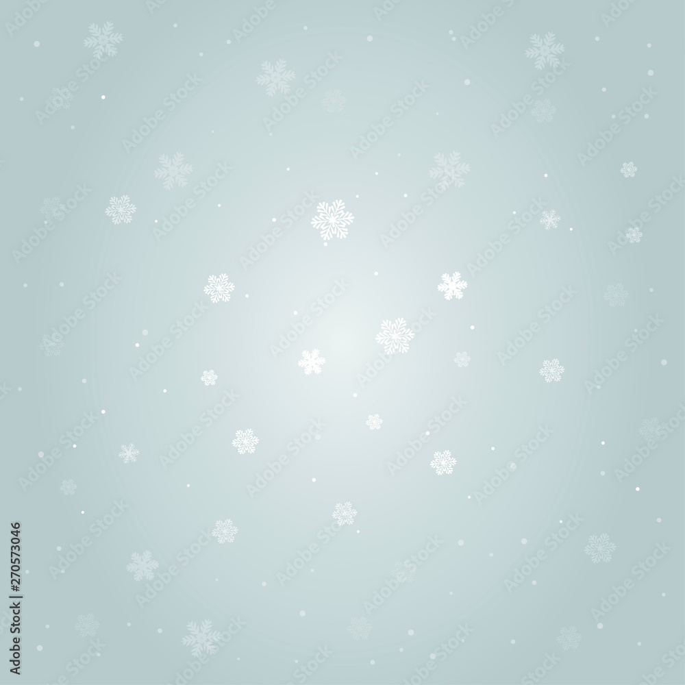 Illustration of snow background, christmass mood. Bunners, posters, bachground