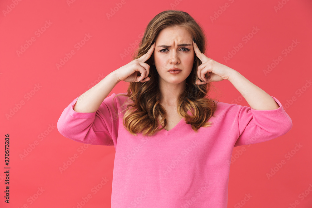 Beautiful young girl wearing casual clothes standing Beautiful young girl wearing casual clothes standing
