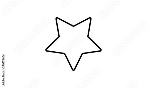 Star line style icon. Vector. - Vector 