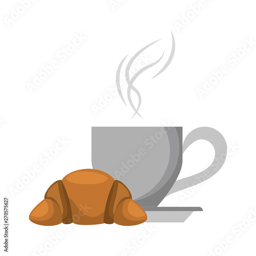Breakfast morning food cartoons Vector illustration