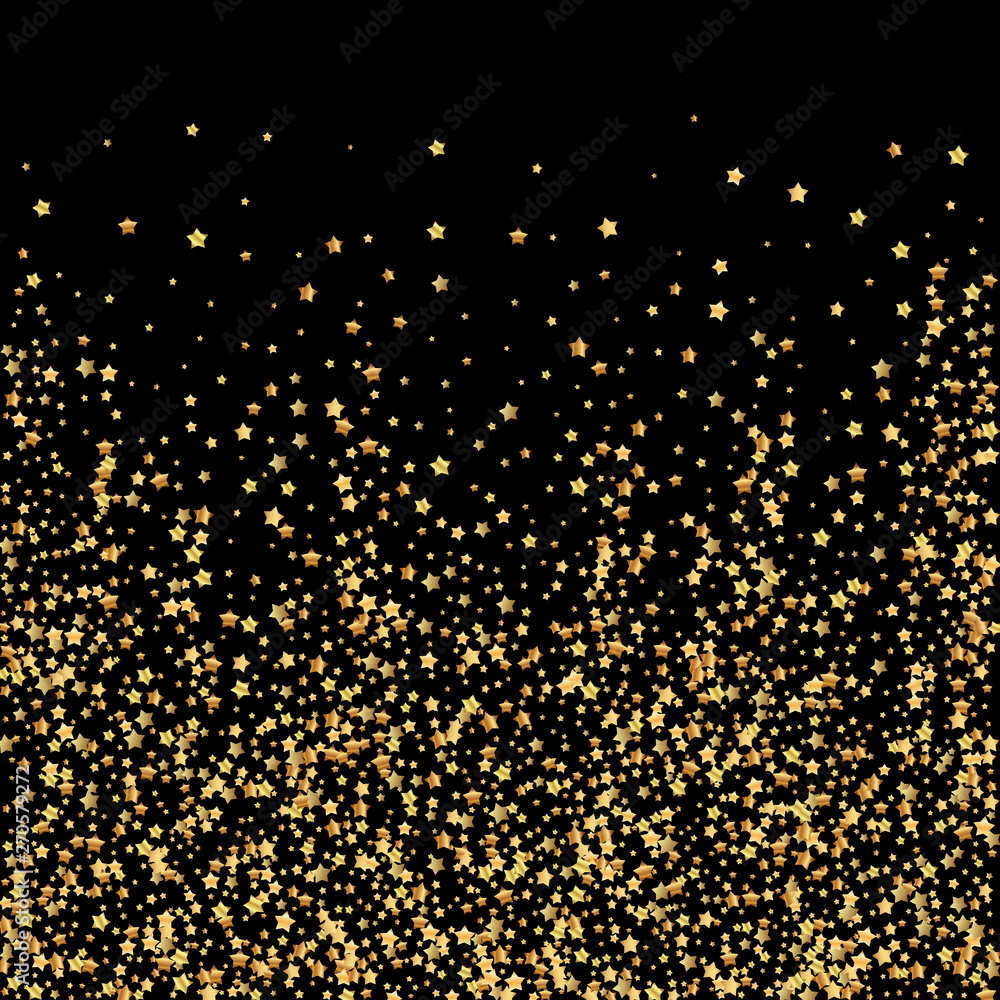 Gold stars luxury sparkling confetti. Scattered sm Gold stars luxury sparkling confetti. Scattered sm