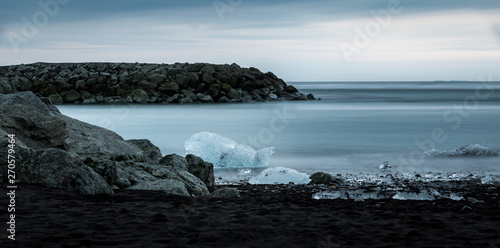 La plage de Jokulsarlon