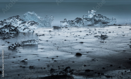 La plage de Jokulsarlon
