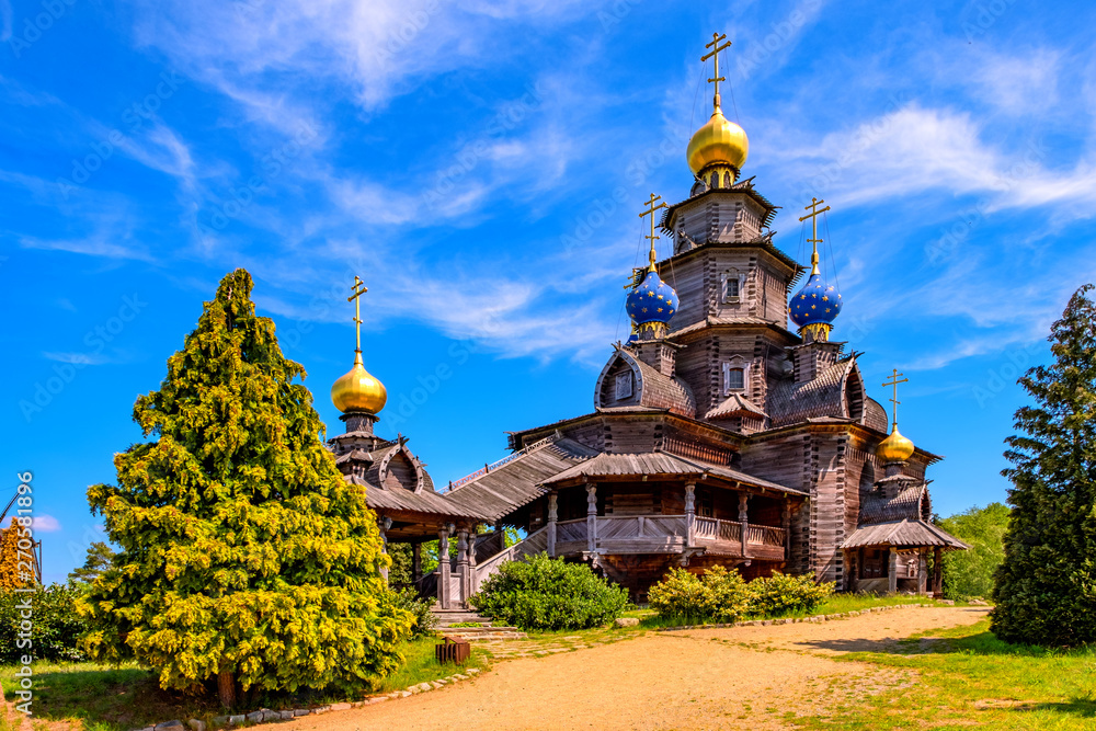 Wooden Russian church in Gifhorn