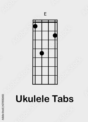 Ukulele chords E