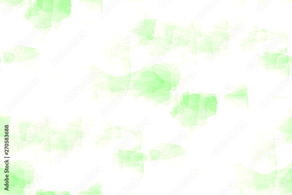 Light green watercolor background. Very bright and elegant watercolor background design.