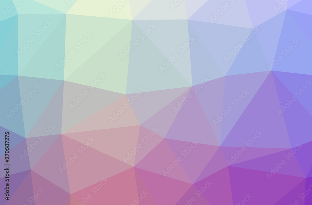 Obraz premium Illustration of abstract Purple horizontal low poly background. Beautiful polygon design pattern.
