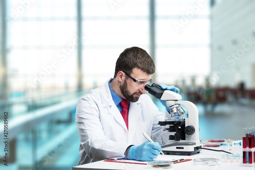 Scientists working at the laboratory.