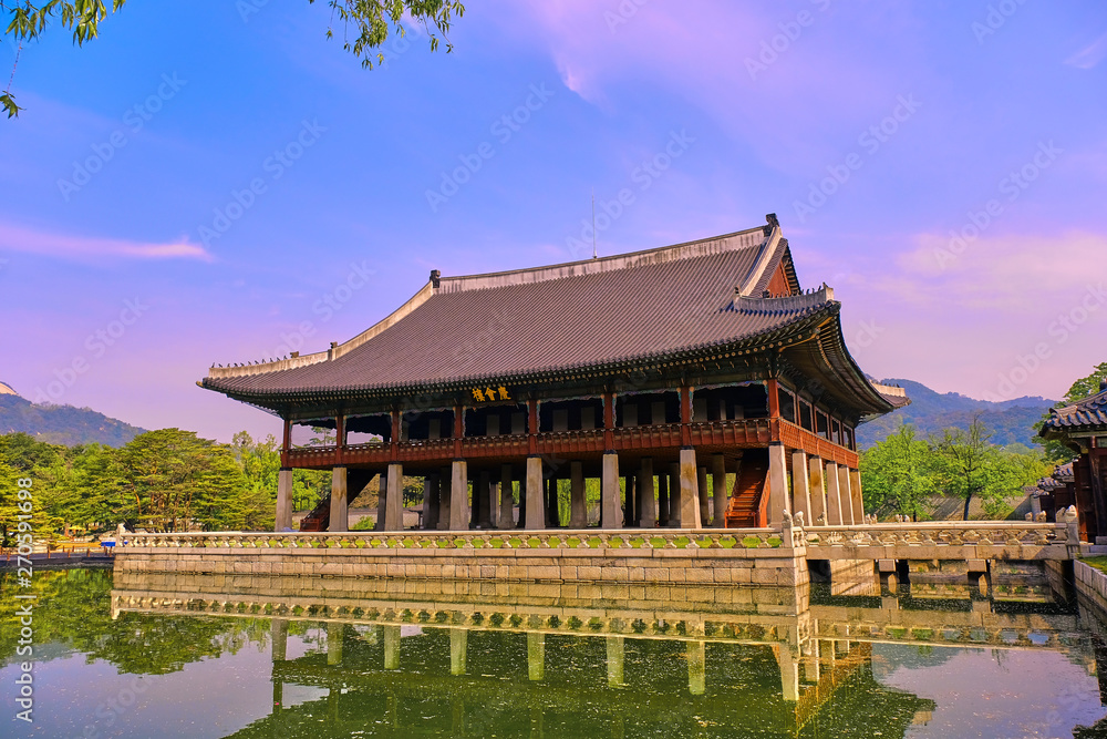 Gyeongbokgung palace at seoul Korea. 