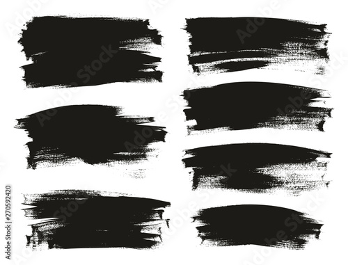 Calligraphy Paint Thin Brush Background Long High Detail Abstract Vector Background Mix Set 53