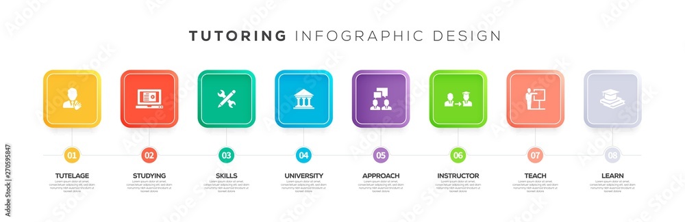 TUTORING INFOGRAPHIC CONCEPT TUTORING INFOGRAPHIC CONCEPT