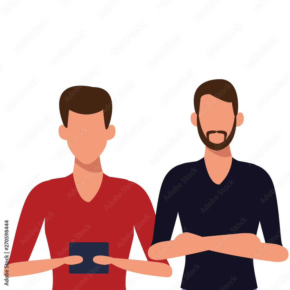 casual people cartoon casual people cartoon