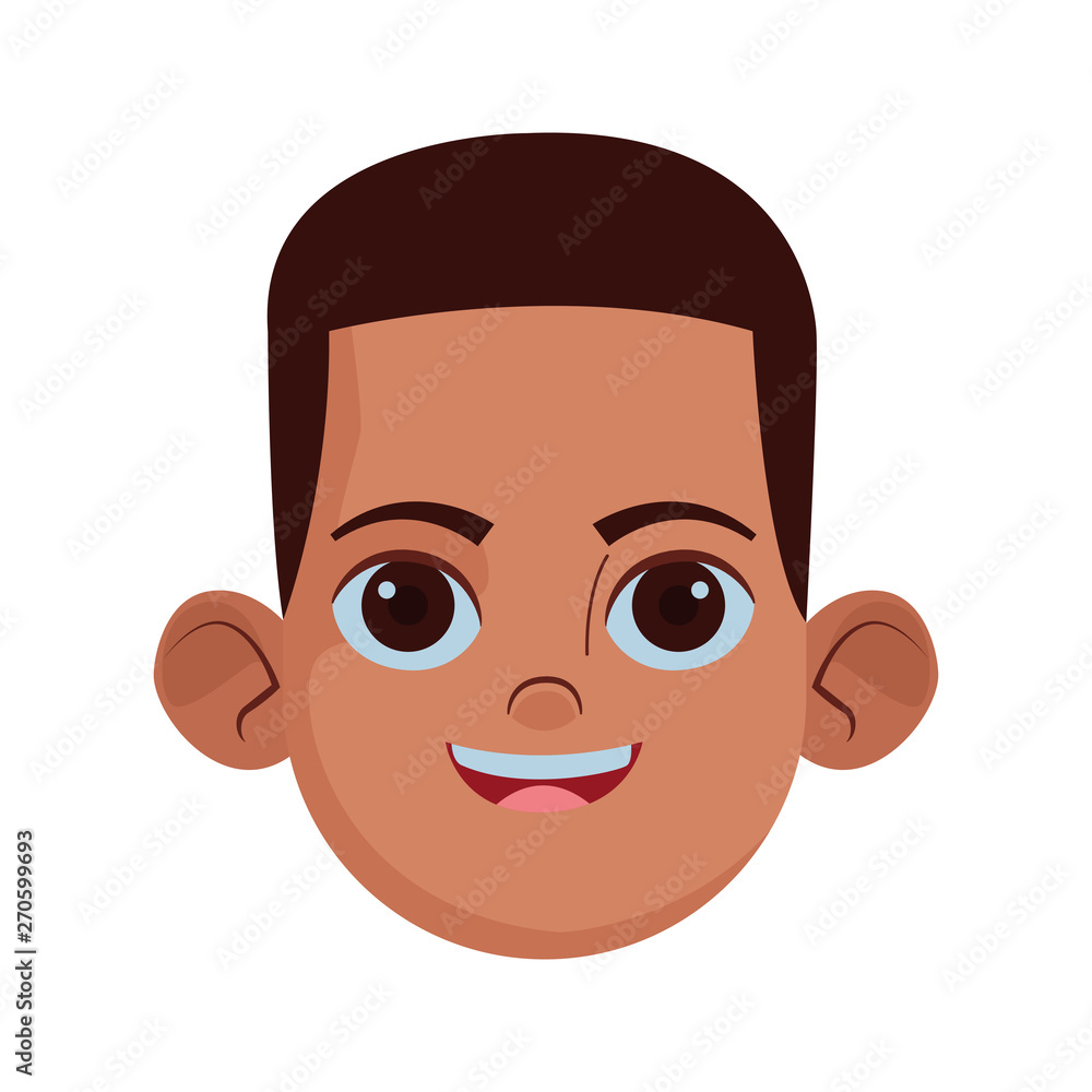 Fototapeta premium little kid avatar profile picture