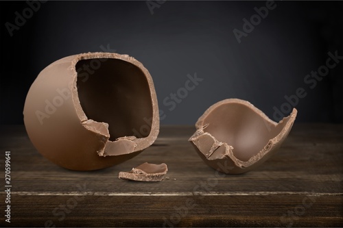 Delicious chocolates isolated on  background photo