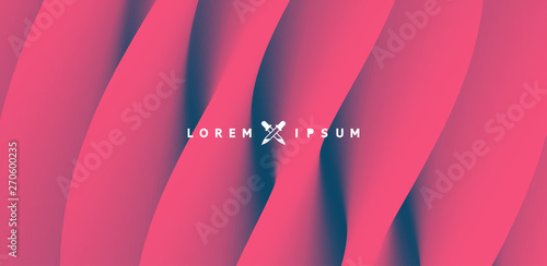 Abstract background with dynamic effect. Optical illusion of distortion of space. Modern pattern. 3d vector illustration for design.