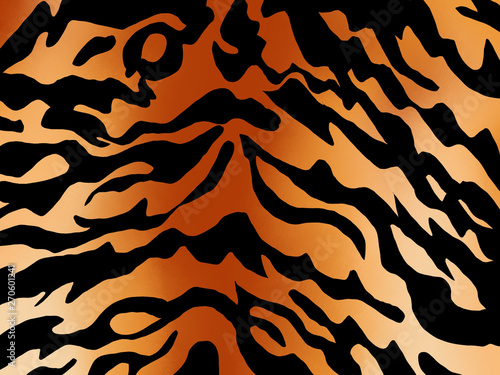 tiger skin texture background. pattern tiger orange gradation stripe repeated seamless.