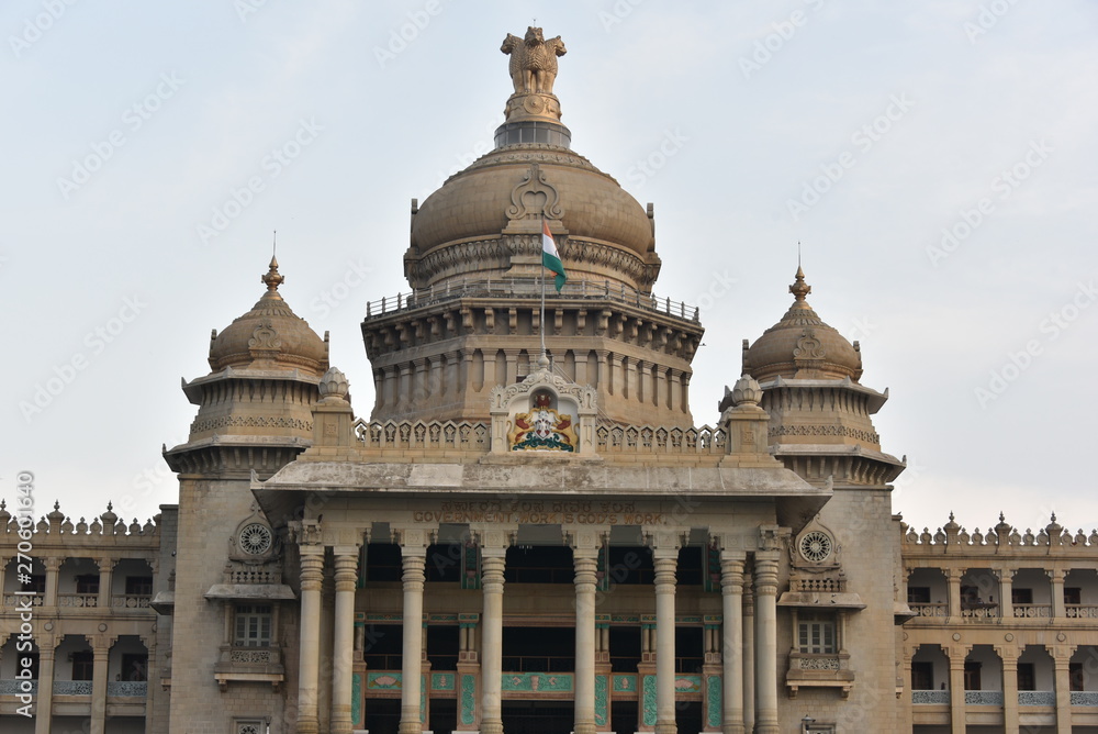 Vidhana Soudha building, Bangalore, Karnataka, India	