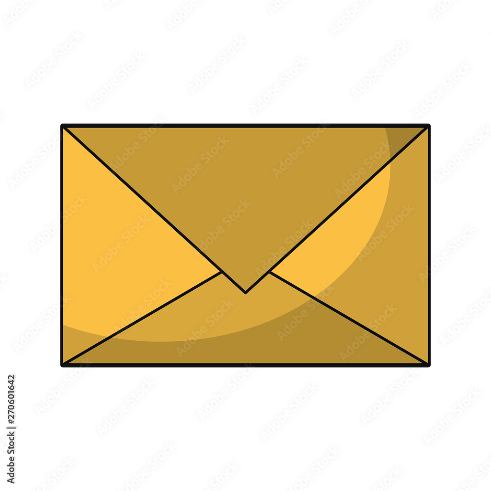 Email envelope letter symbol isolated Email envelope letter symbol isolated