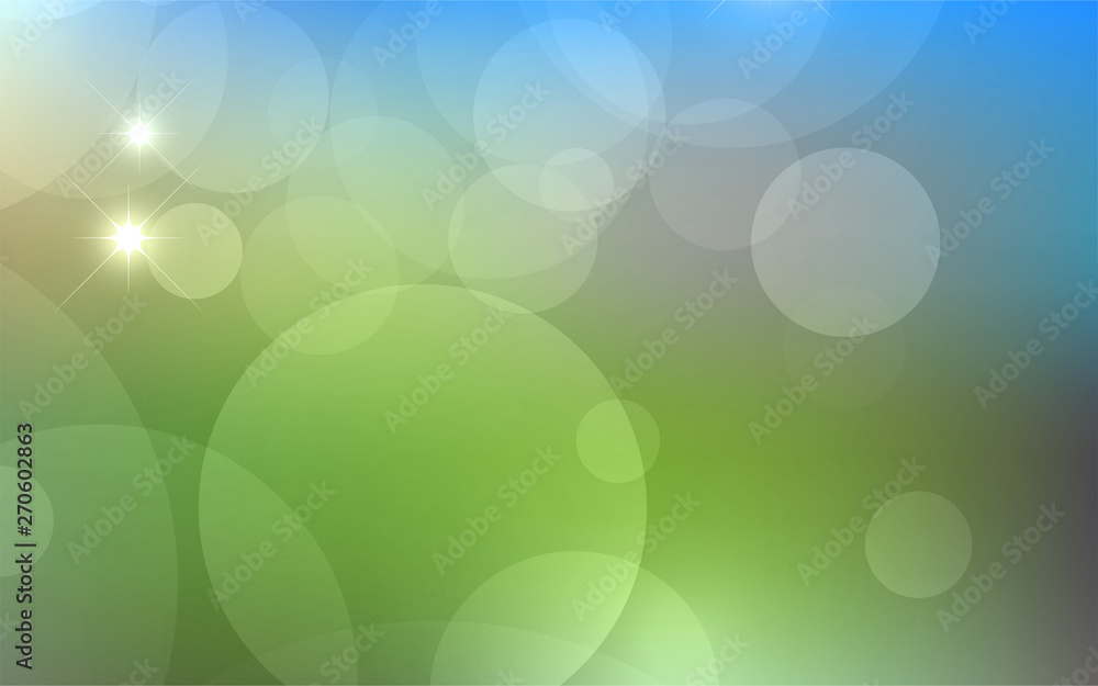 Abstract Bokeh white circle background