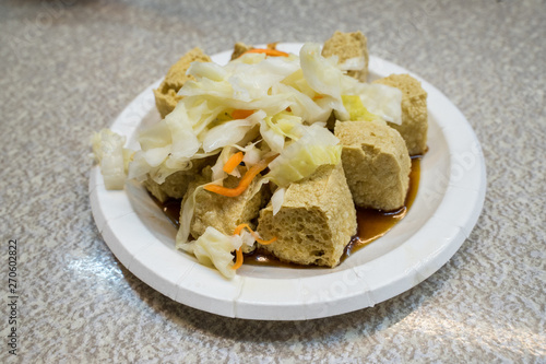 台湾　臭豆腐　Odor tofu