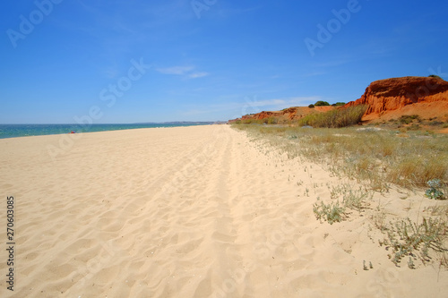 Praia da Falesia - Falesia beach in Algarve, Portugal.