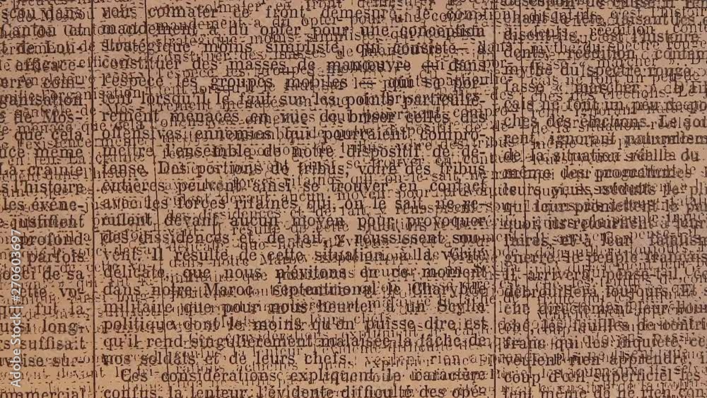  Capas de textos de periódico en francés del año 1925 con textura de papel rugoso