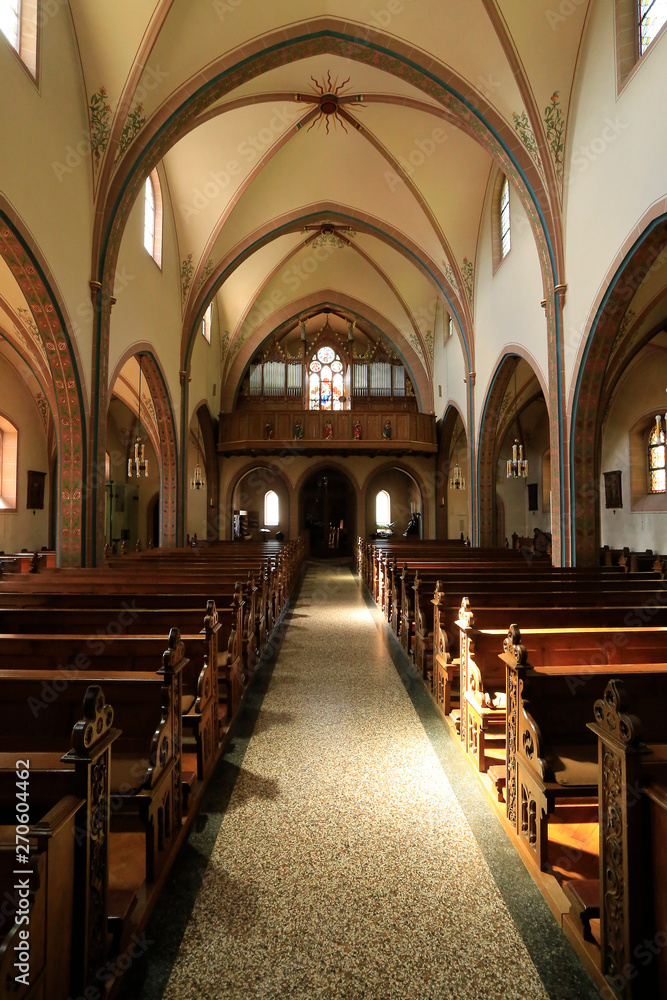 Church, Catholic Church, St. Laurentius, Bad Soden, Hesse, Germany, Europe