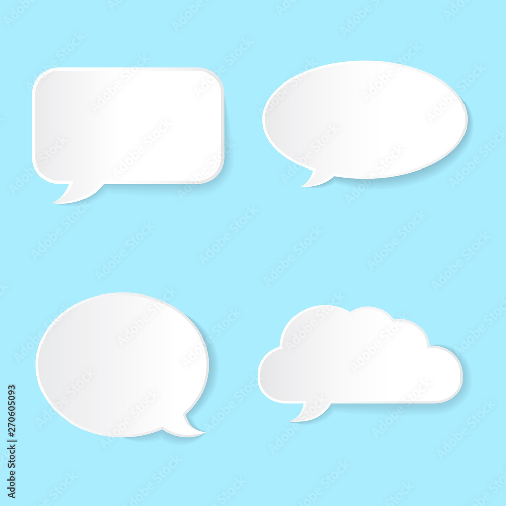 Vector collection of isolated speech bubbles . set of speech bubbles. Vector EPS 10. Vector collection of isolated speech bubbles . set of speech bubbles. Vector EPS 10.