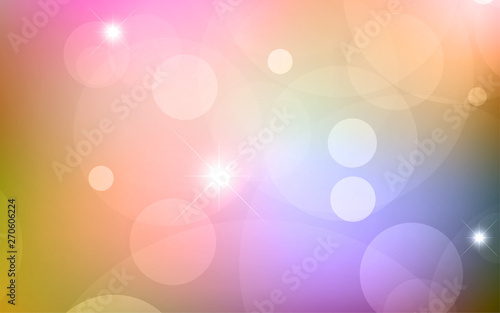 Abstract Bokeh white circle background