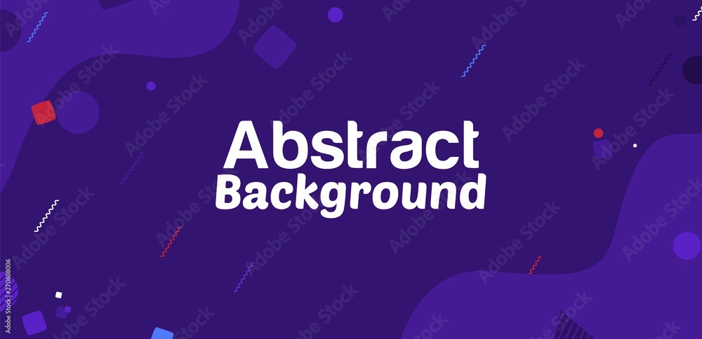 Abstract Geometric Shape Vector Banner Background Illustration Abstract Geometric Shape Vector Banner Background Illustration