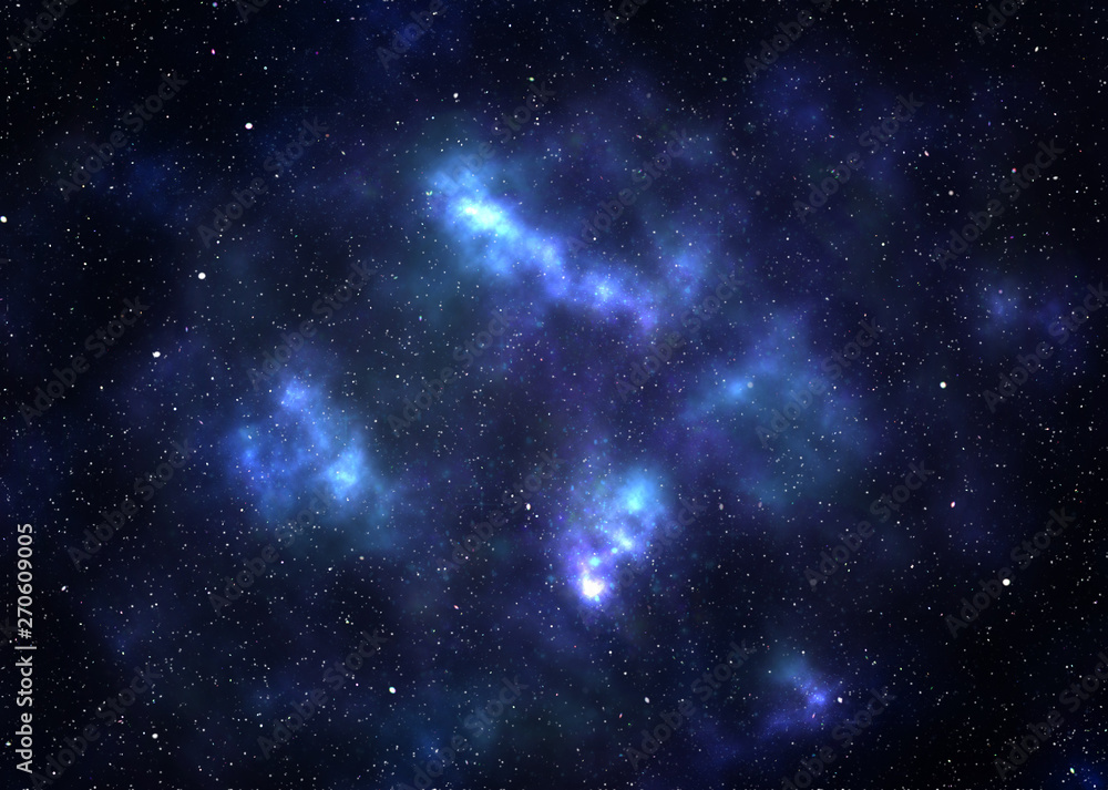 Starry space nebula Starry space nebula