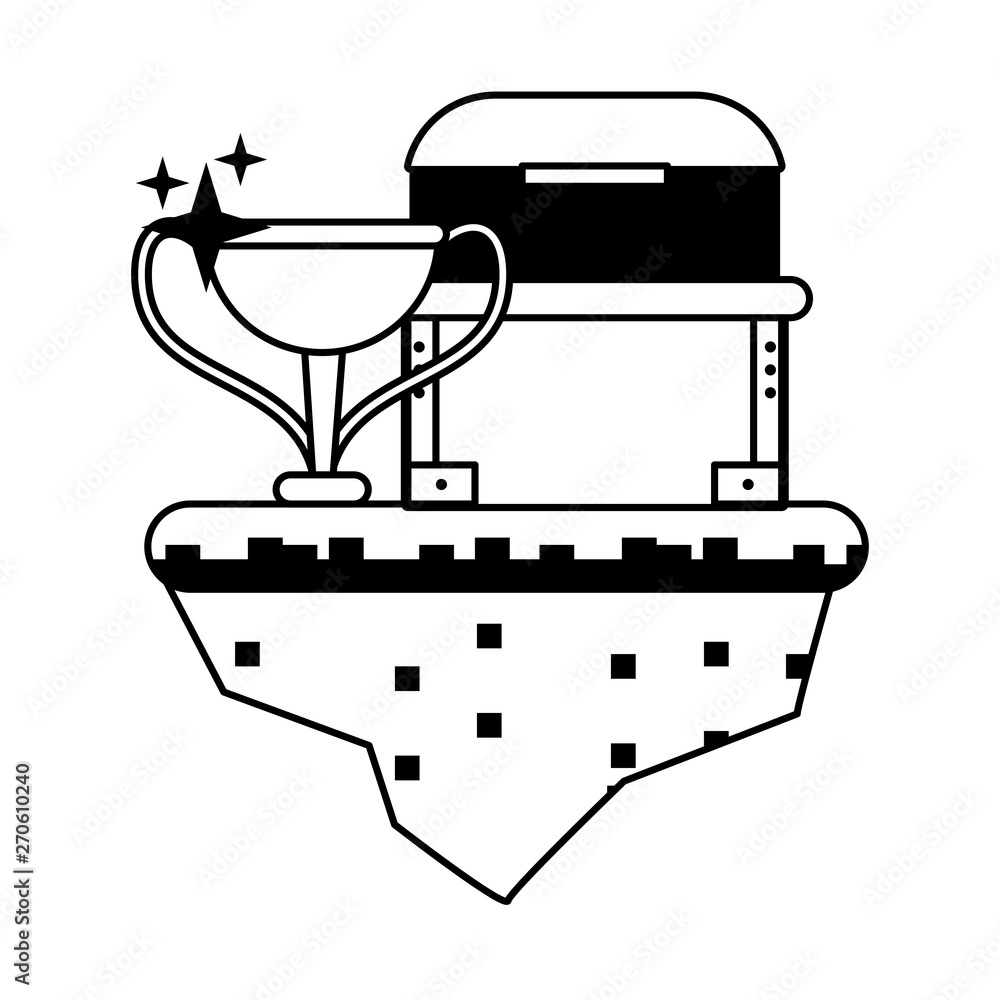 Videogame characters and elements cartoons in black and white Videogame characters and elements cartoons in black and white